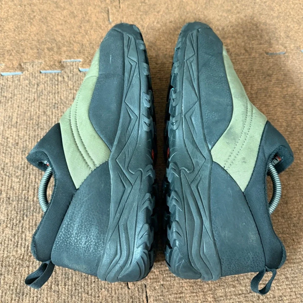 XPETI Mens Thermator Slip On Hiking Shoes Waterproof Insulated Olive Black sz 11